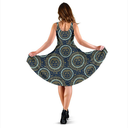Boho Sun Dream Sleeveless Dress