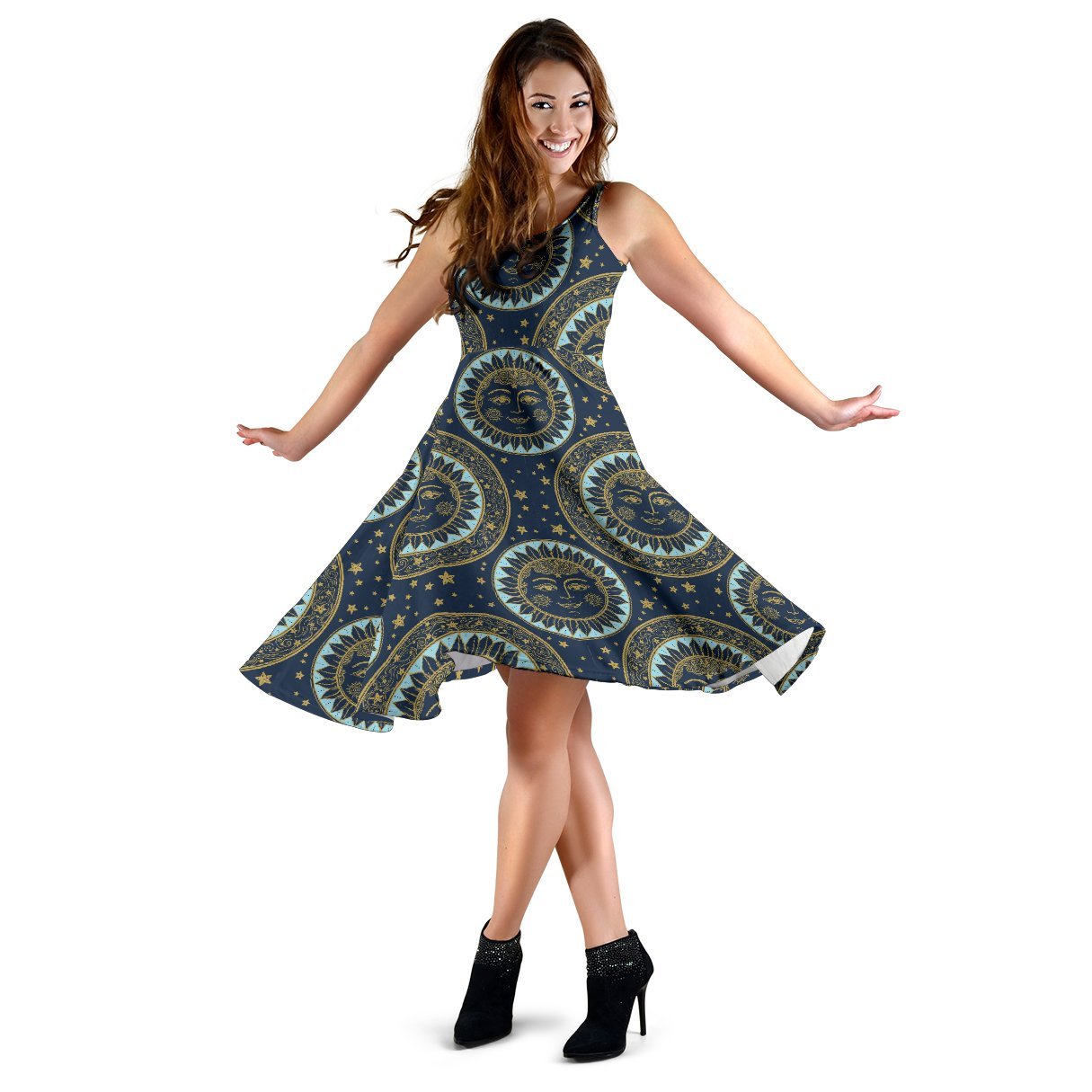 Boho Sun Dream Sleeveless Dress
