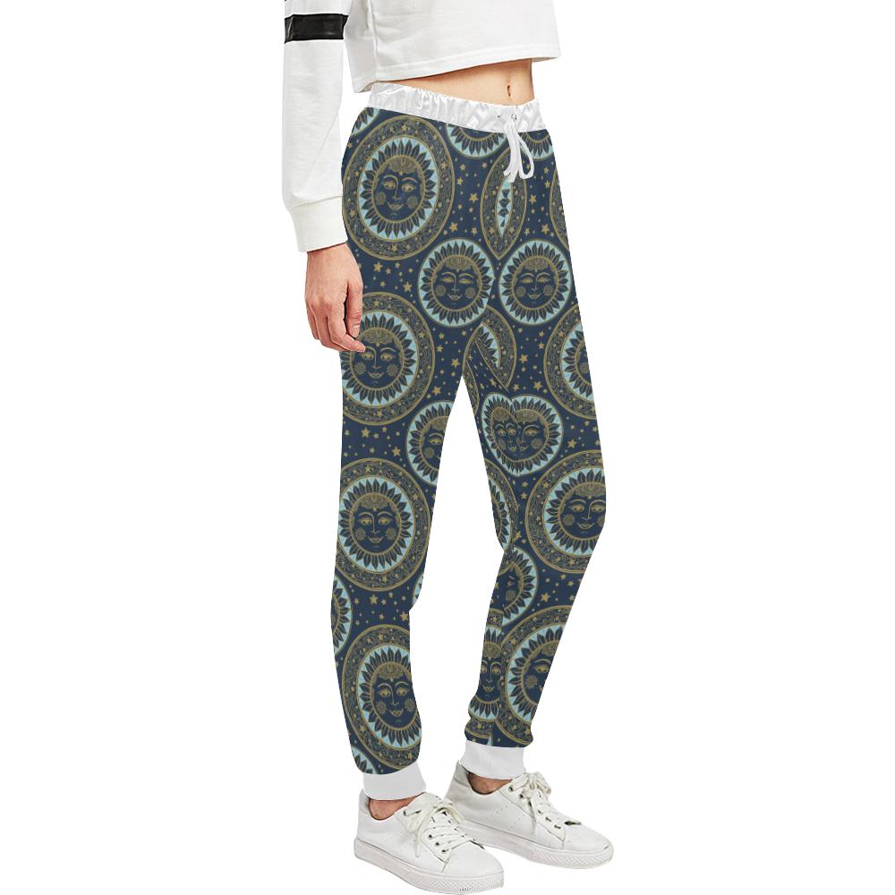 Boho Sun Dream Unisex Casual Sweatpants (Model L11)-JTAMIGO.COM