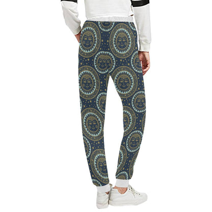 Boho Sun Dream Unisex Casual Sweatpants (Model L11)-JTAMIGO.COM
