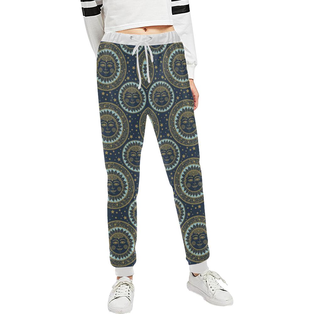 Boho Sun Dream Unisex Casual Sweatpants (Model L11)-JTAMIGO.COM