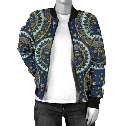 Boho Sun Dream Women Casual Bomber Jacket