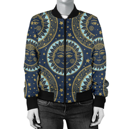 Boho Sun Dream Women Casual Bomber Jacket