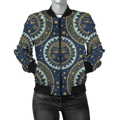 Boho Sun Dream Women Casual Bomber Jacket