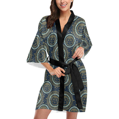 Boho Sun Dream Women Short Kimono Robe