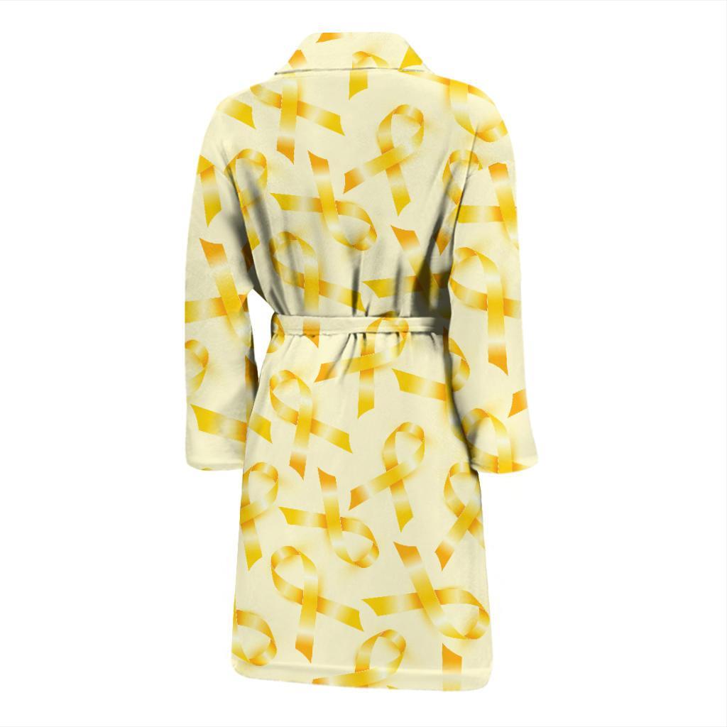 Bone cancer Pattern Print Design 01 Men Bathrobe-JORJUNE.COM