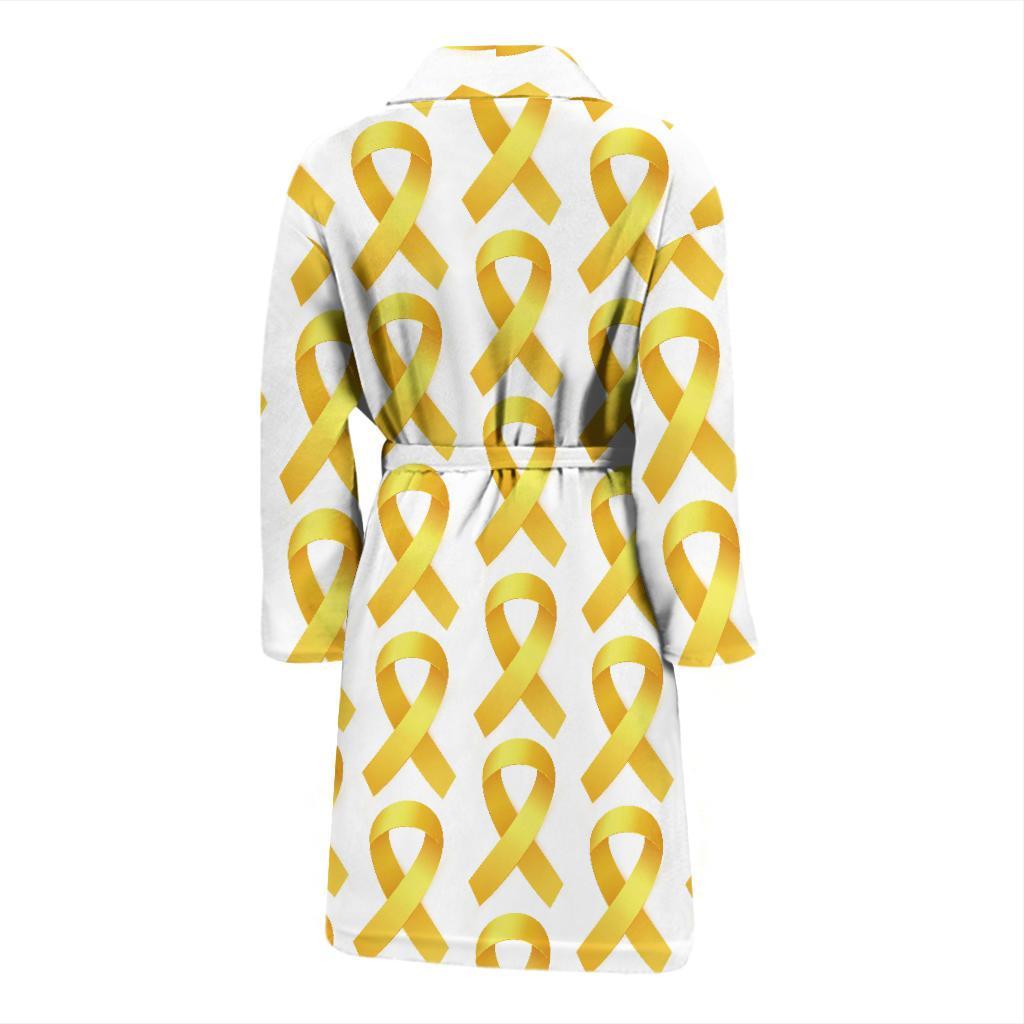 Bone cancer Pattern Print Design 02 Men Bathrobe-JORJUNE.COM