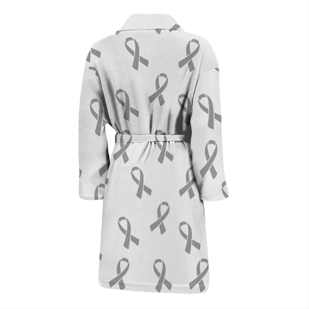 Brain cancer Pattern Print Design 01 Men Bathrobe-JORJUNE.COM
