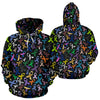 Breast Cancer Awareness Colorful Print Pullover Hoodie