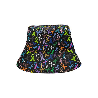Breast Cancer Awareness Colorful Print Unisex Bucket Hat