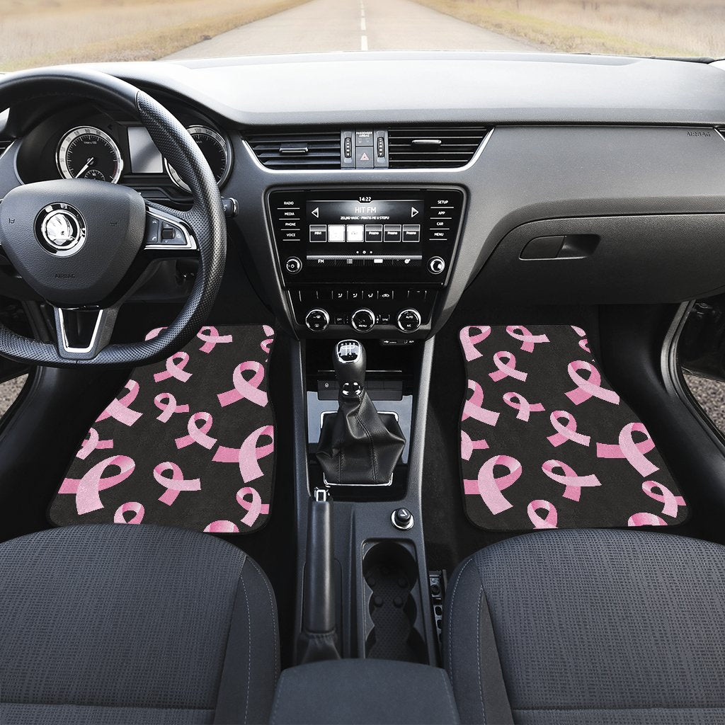 Breast Cancer Awareness Design Car Floor Mats