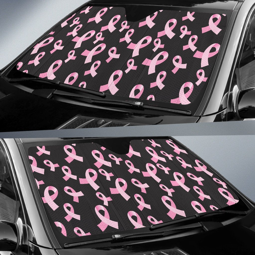 Breast Cancer Awareness Design Car Sun Shade For Windshield
