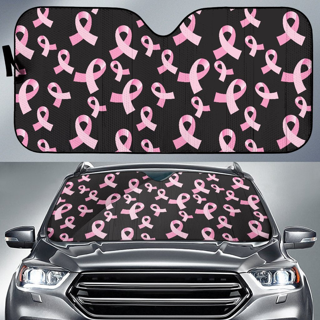 Breast Cancer Awareness Design Car Sun Shade For Windshield