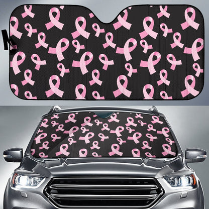 Breast Cancer Awareness Design Car Sun Shade For Windshield