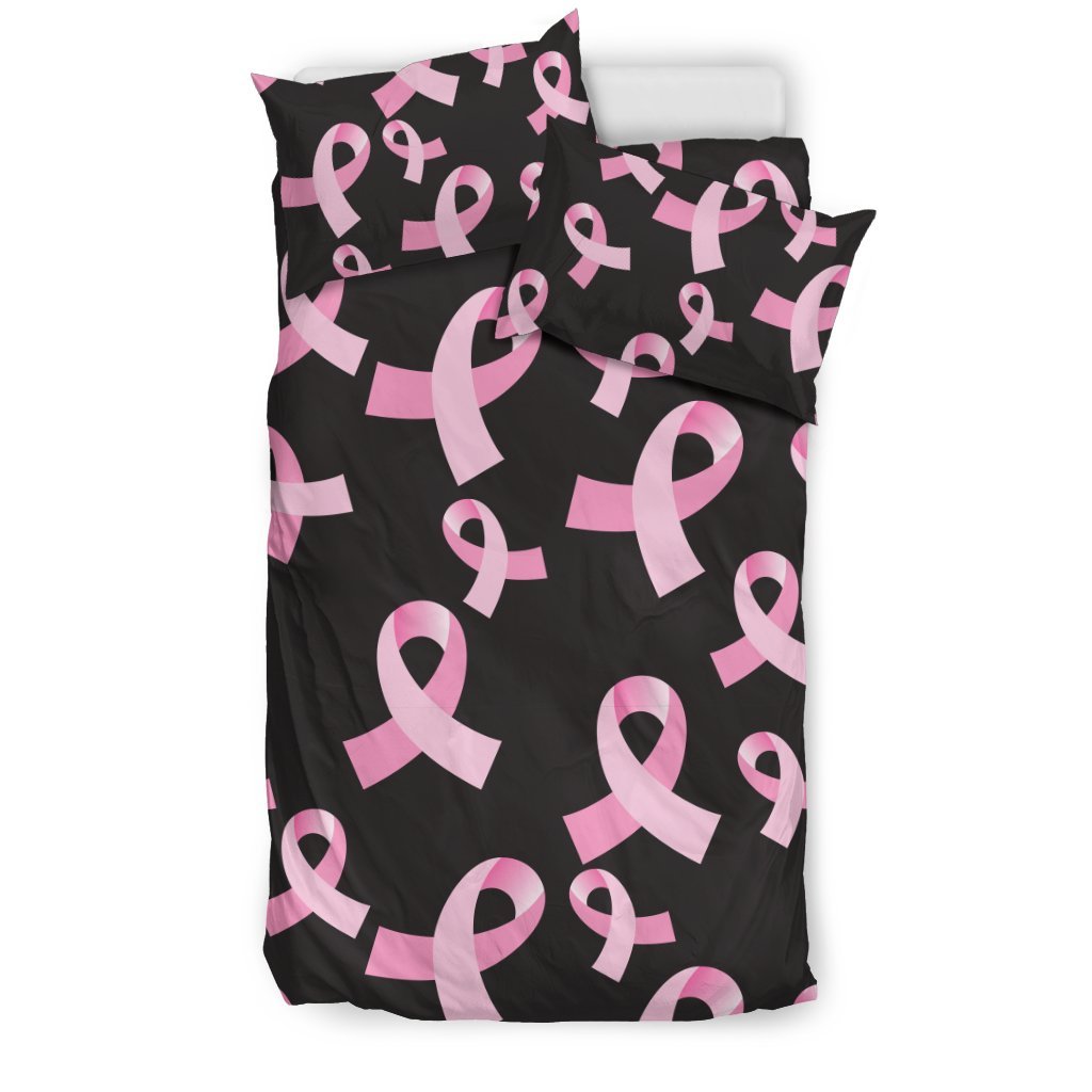 Breast Cancer Awareness Design Duvet Cover Bedding Set