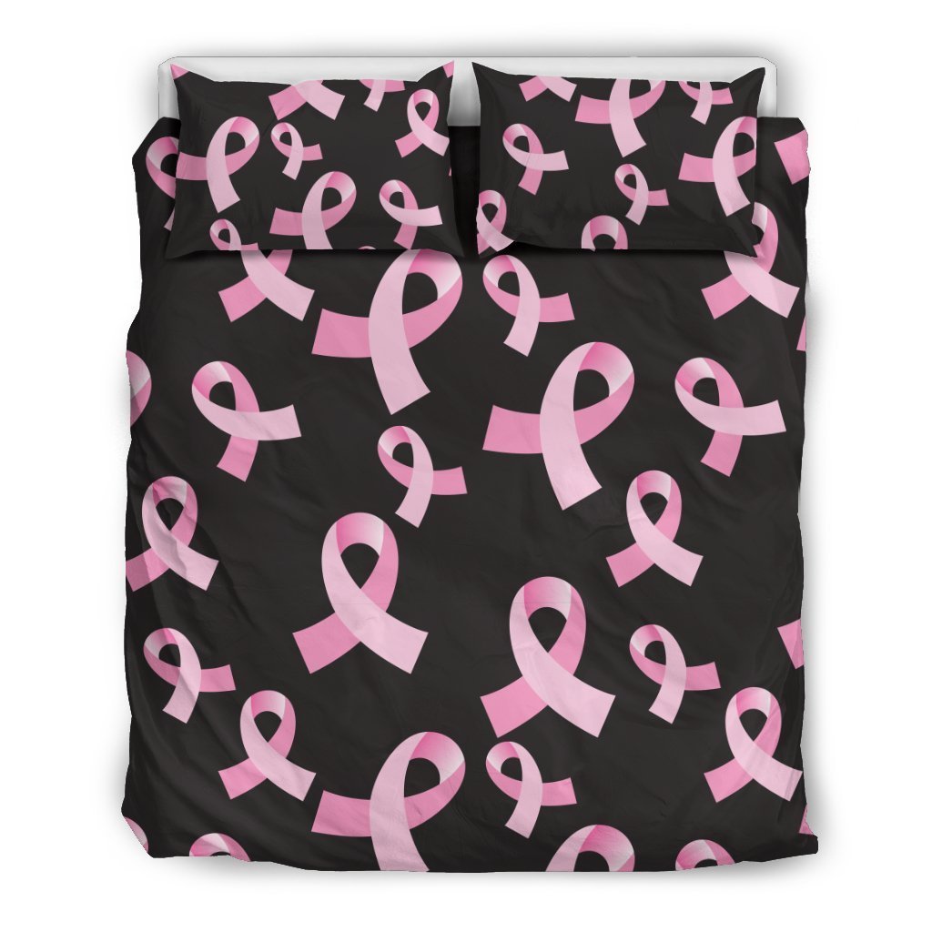 Breast Cancer Awareness Design Duvet Cover Bedding Set