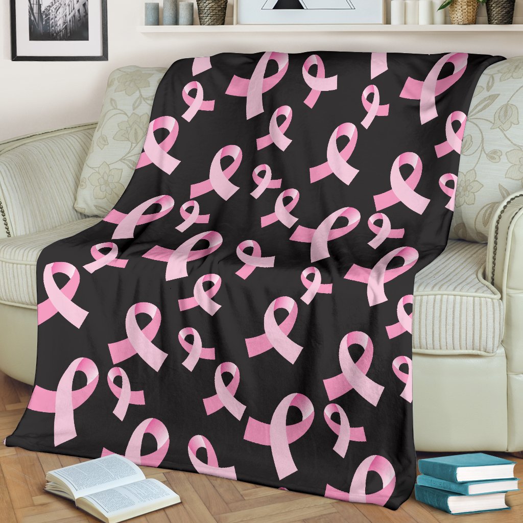 Breast Cancer Awareness Design Fleece Blanket
