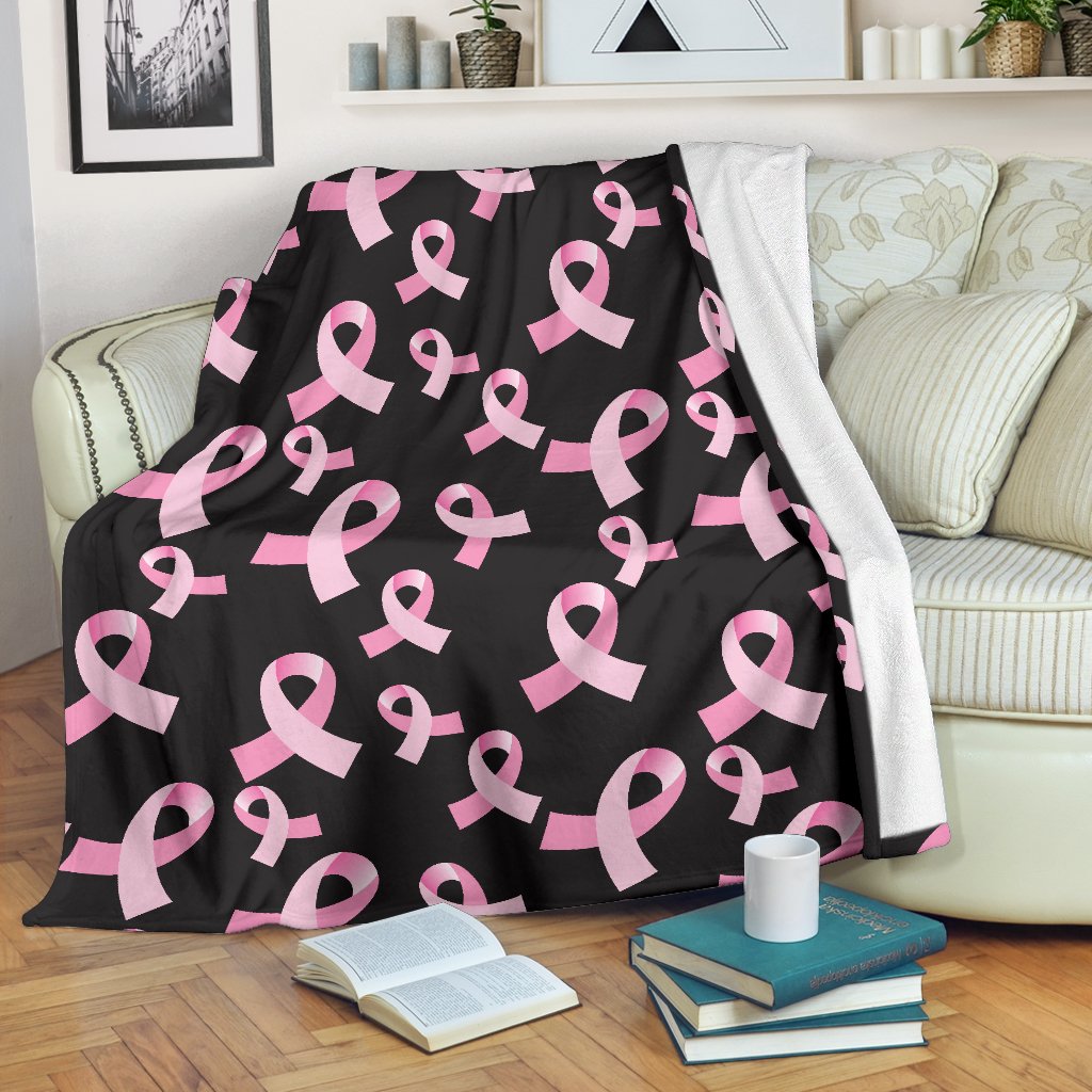 Breast Cancer Awareness Design Fleece Blanket