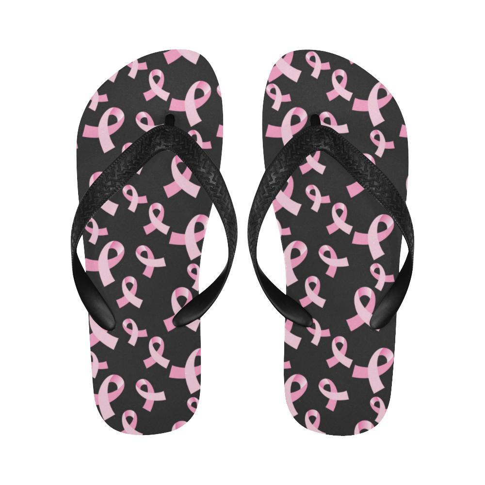 Breast Cancer Awareness Design Flip Flops-JTAMIGO.COM