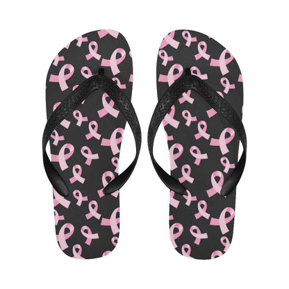 Breast Cancer Awareness Design Flip Flops-JTAMIGO.COM