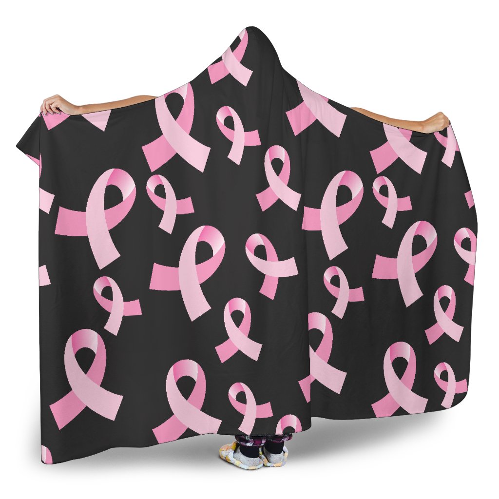 Breast Cancer Awareness Design Hooded Blanket-JTAMIGO.COM