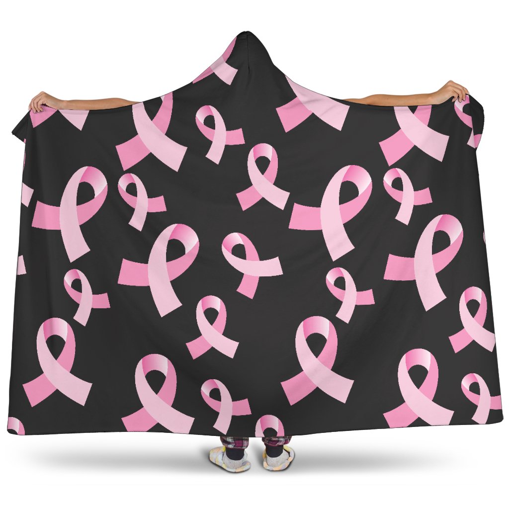 Breast Cancer Awareness Design Hooded Blanket-JTAMIGO.COM