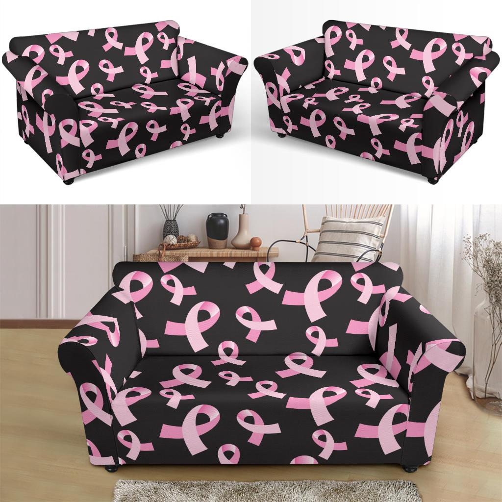 Breast Cancer Awareness Design Loveseat Slipcover-JTAMIGO.COM