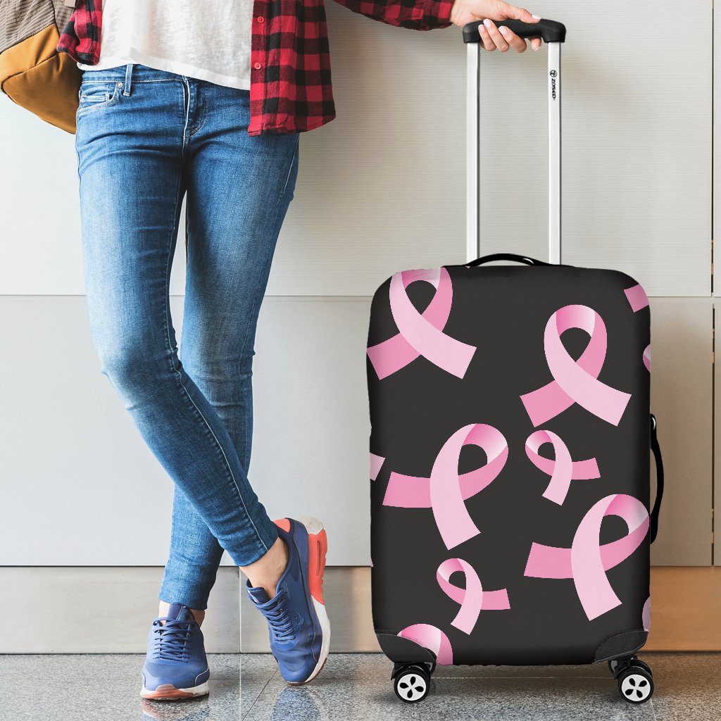 Breast Cancer Awareness Design Luggage Cover Protector