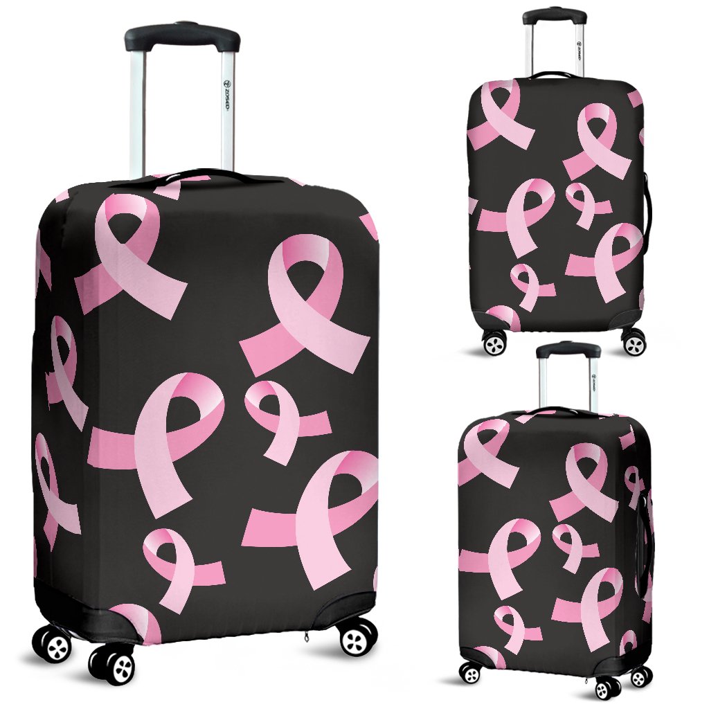 Breast Cancer Awareness Design Luggage Cover Protector