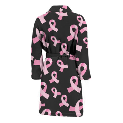 Breast Cancer Awareness Design Men Bath Robe-JTAMIGO.COM