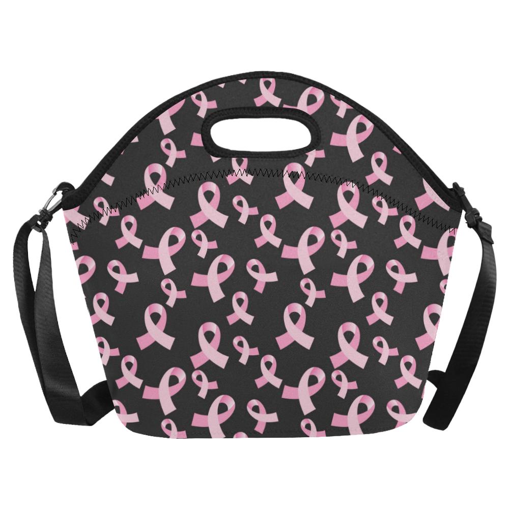 Breast Cancer Awareness Design Neoprene Lunch Bag (Model 1669)(Large)-JTAMIGO.COM