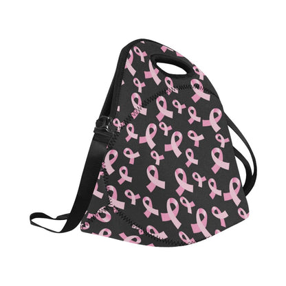 Breast Cancer Awareness Design Neoprene Lunch Bag (Model 1669)(Large)-JTAMIGO.COM