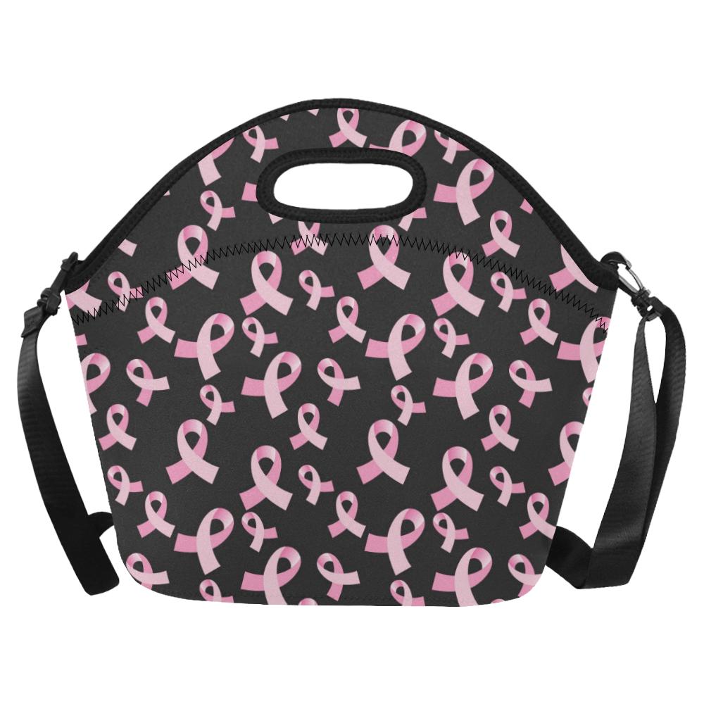 Breast Cancer Awareness Design Neoprene Lunch Bag (Model 1669)(Large)-JTAMIGO.COM