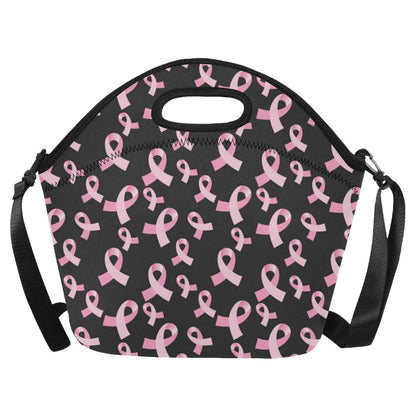 Breast Cancer Awareness Design Neoprene Lunch Bag (Model 1669)(Large)-JTAMIGO.COM