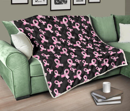 Breast Cancer Awareness Design Premium Quilt-JTAMIGO.COM