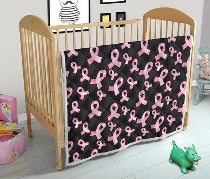 Breast Cancer Awareness Design Premium Quilt-JTAMIGO.COM
