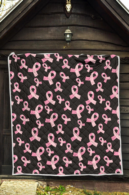 Breast Cancer Awareness Design Premium Quilt-JTAMIGO.COM