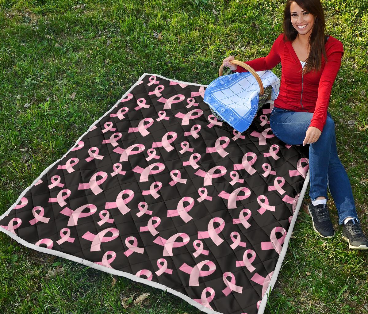 Breast Cancer Awareness Design Premium Quilt-JTAMIGO.COM