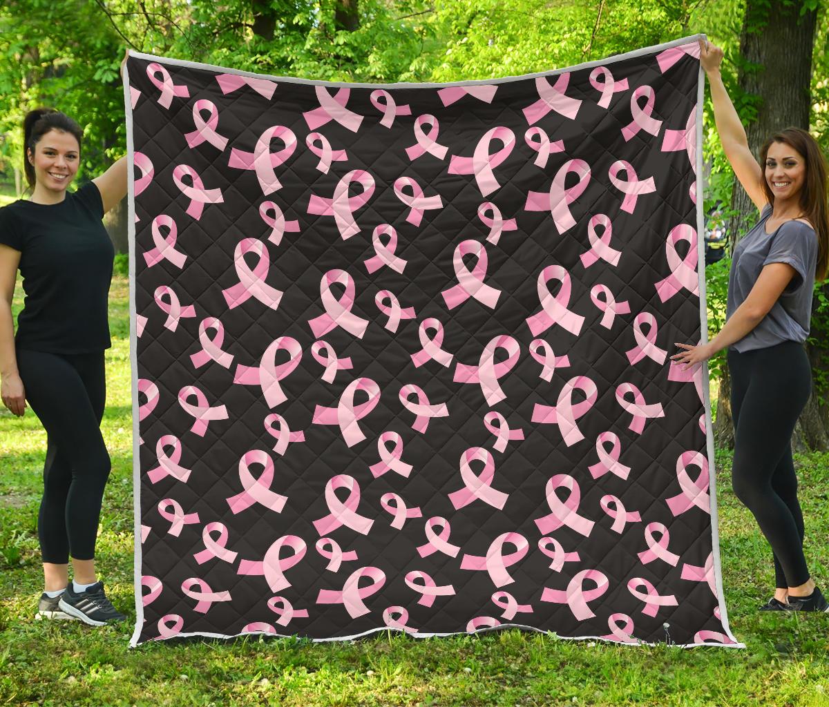 Breast Cancer Awareness Design Premium Quilt-JTAMIGO.COM