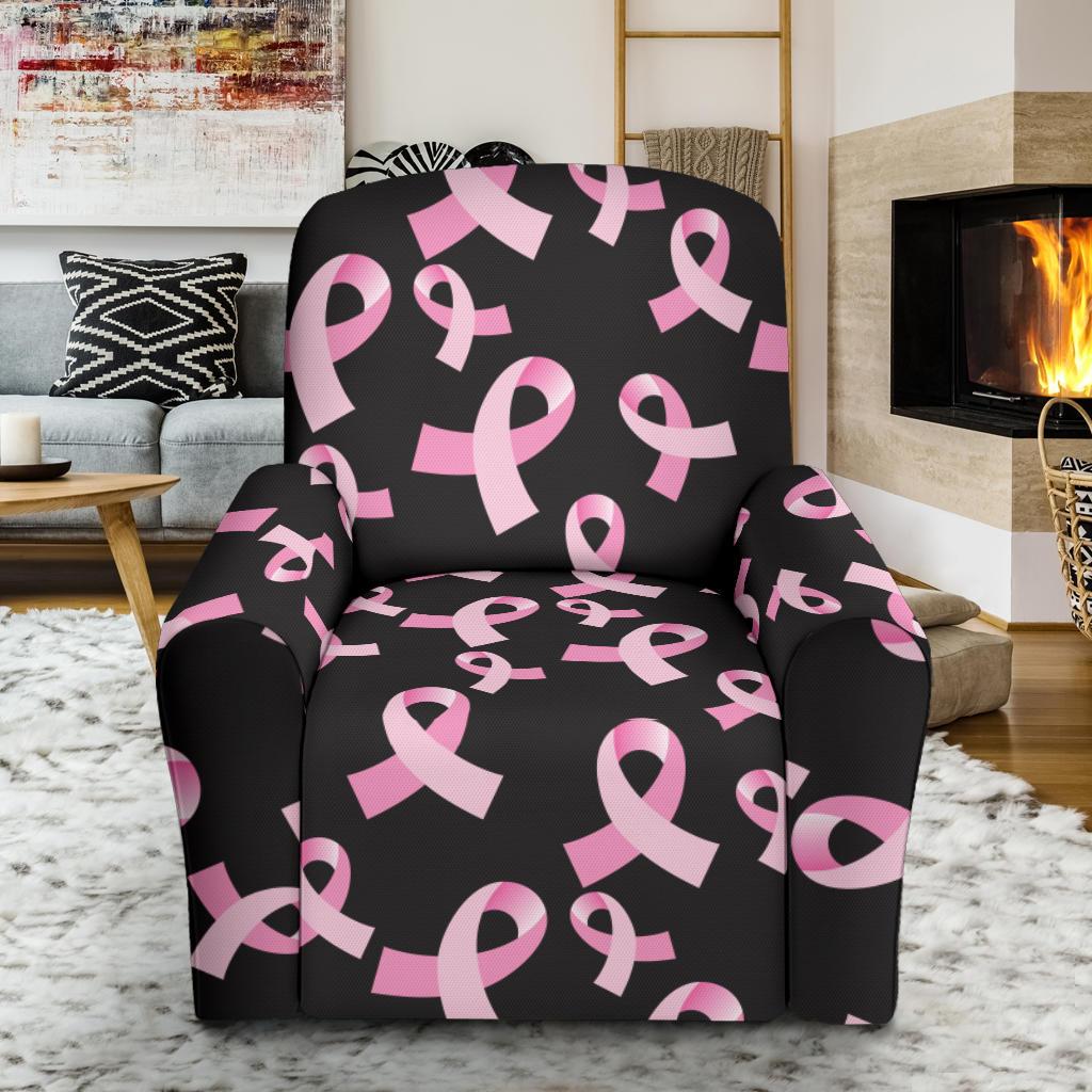 Breast Cancer Awareness Design Single Sofa Slipcover -JTAMIGO.COM