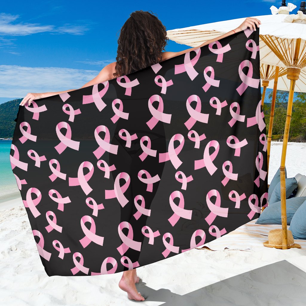 Breast Cancer Awareness Design Sarong Pareo Wrap