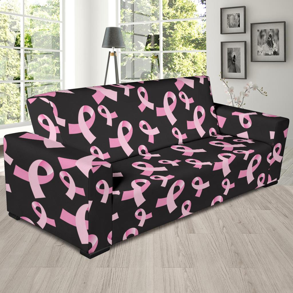 Breast Cancer Awareness Design Sofa Slipcover-JTAMIGO.COM