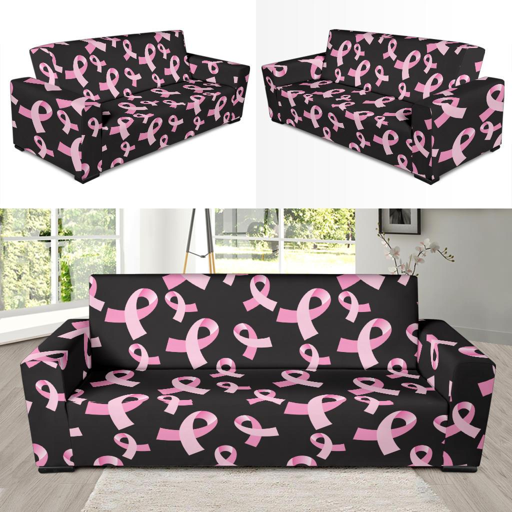 Breast Cancer Awareness Design Sofa Slipcover-JTAMIGO.COM