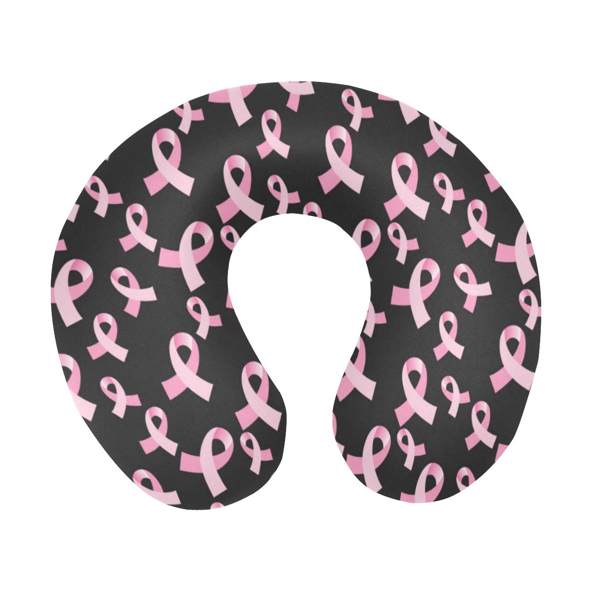 Breast Cancer Awareness Design U-Shaped Travel Neck Pillow-JTAMIGO.COM
