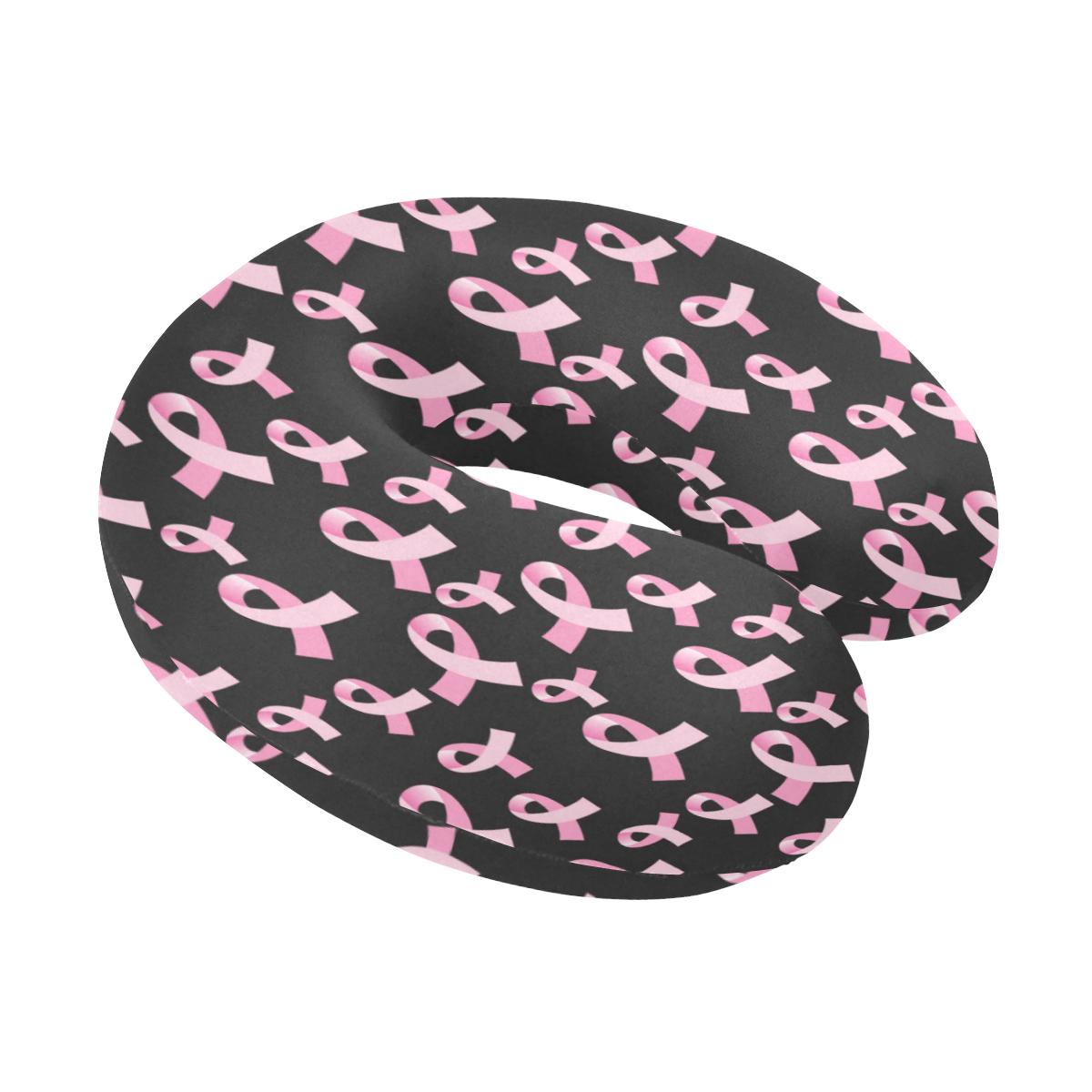 Breast Cancer Awareness Design U-Shaped Travel Neck Pillow-JTAMIGO.COM
