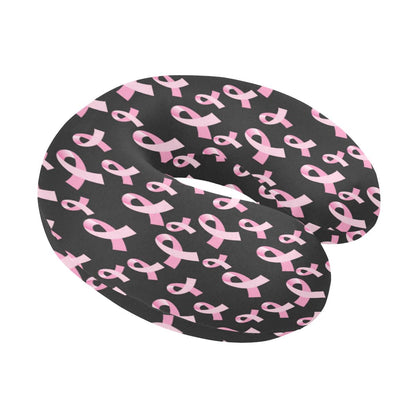 Breast Cancer Awareness Design U-Shaped Travel Neck Pillow-JTAMIGO.COM