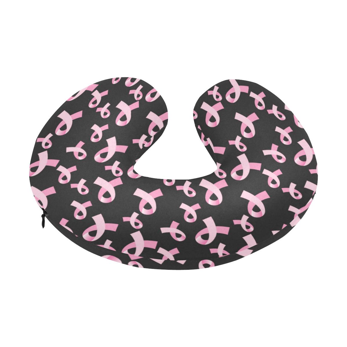 Breast Cancer Awareness Design U-Shaped Travel Neck Pillow-JTAMIGO.COM