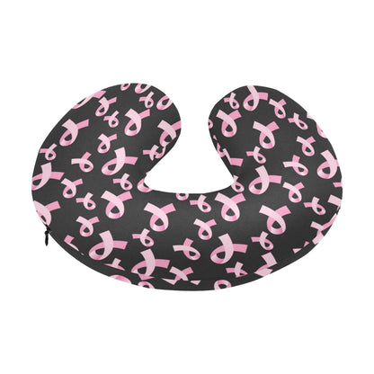 Breast Cancer Awareness Design U-Shaped Travel Neck Pillow-JTAMIGO.COM
