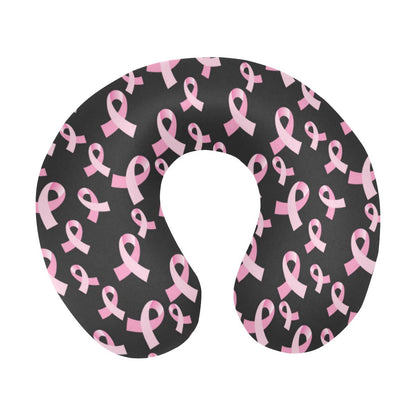 Breast Cancer Awareness Design U-Shaped Travel Neck Pillow-JTAMIGO.COM