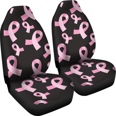 Breast Cancer Awareness Design Universal Fit Car Seat Covers